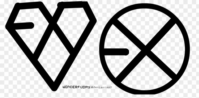 Design Exodus XOXO K-pop Logo PNG