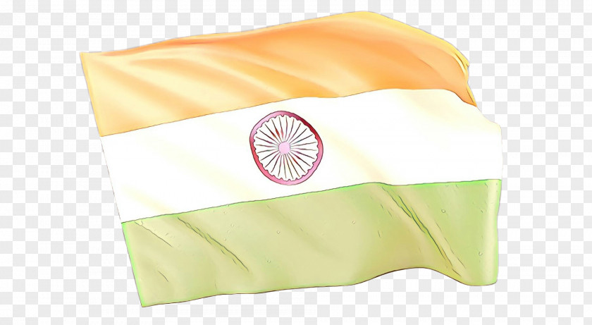 Flag Orange India Independence Day Green Background PNG