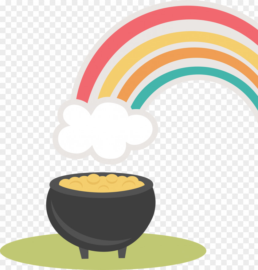 Pot Of Gold Rainbow PNG