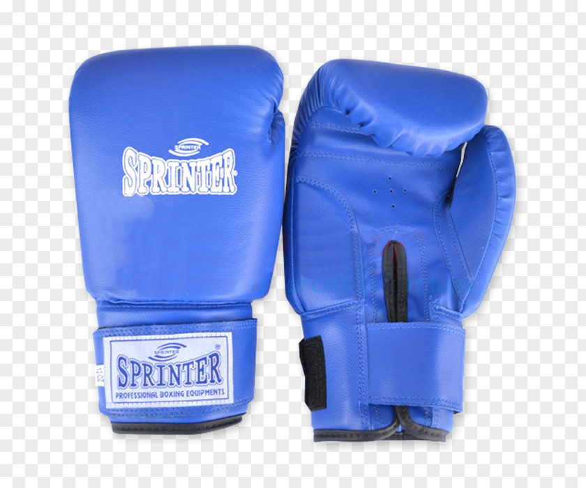 Sprinter Boxing Glove Electric Blue Cobalt PNG
