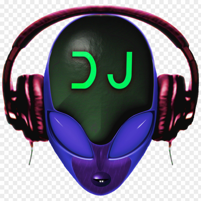 Alien T-shirt Hoodie Disc Jockey Headphones Art PNG