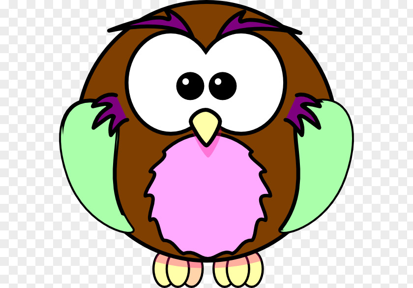 Cartoon Owl Clip Art PNG