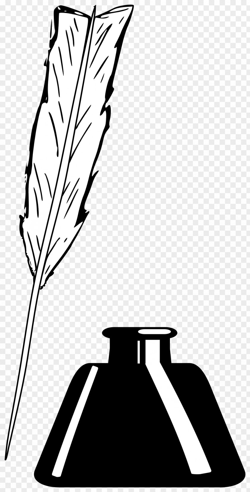 Feather Inkwell Quill Clip Art PNG
