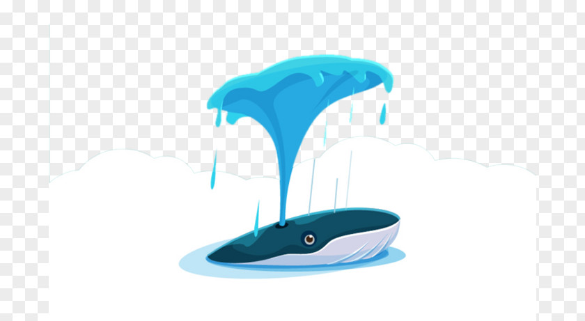 Spray-painted Whale RGB Color Model PNG