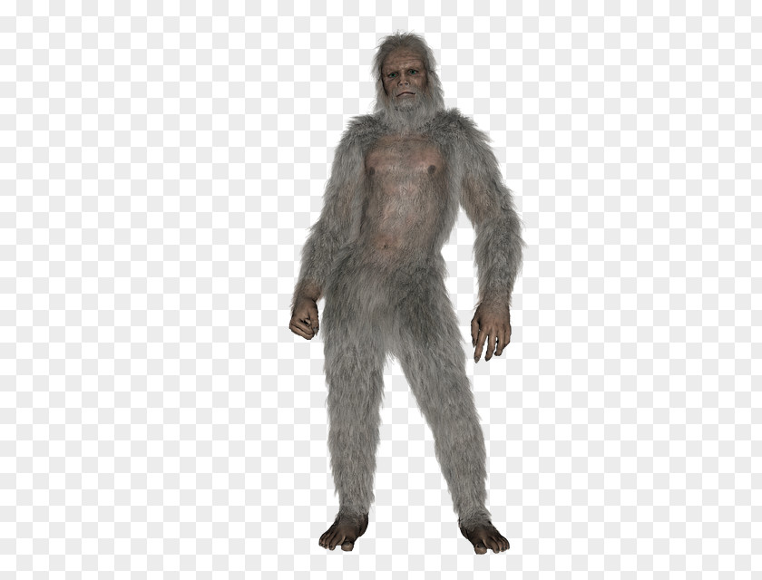 Bigfoot Yeti Paranormal Scientist PNG