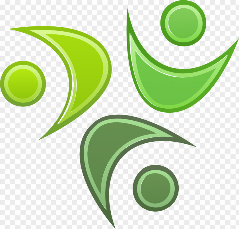 Symbol Plant Green Leaf Logo Circle PNG