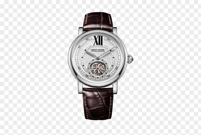 Watch Automatic Strap Tourbillon Leather PNG