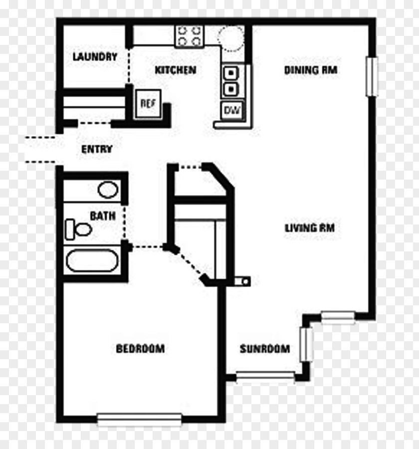 Apartment Floor Plan Bedroom Bathroom House PNG