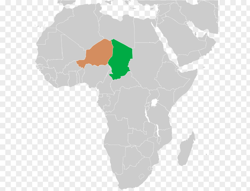 Map Niger World North Africa Mapa Polityczna PNG