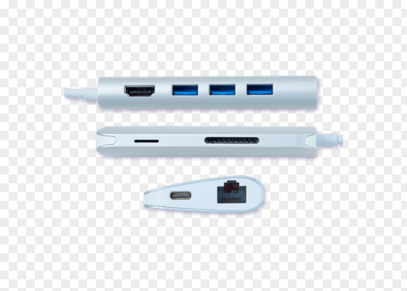 Micro Single Laptop MacBook Pro USB-C Ethernet Hub PNG