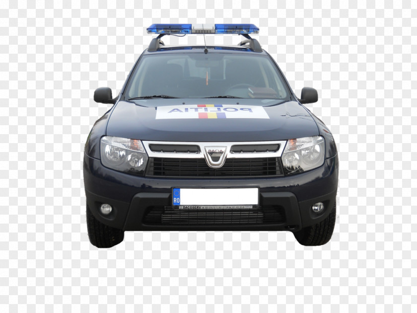 Police Car Dacia Duster City Vehicle Registration Plate Sport Utility PNG