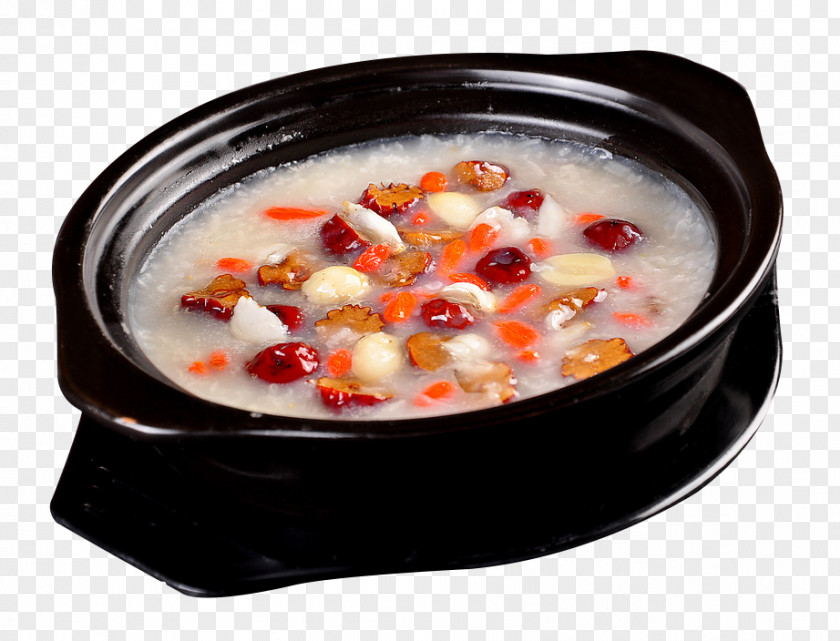 Red Dates Wolfberry Lotus Porridge Congee Breakfast Jujube Soup PNG