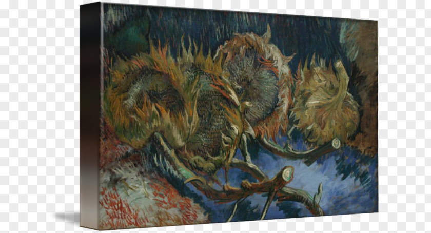 Vincent Van Gogh Museum Sunflowers Kröller-Müller Still Life Art PNG