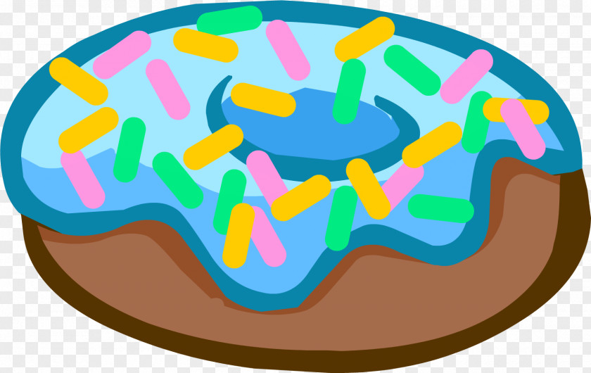 Donut Club Penguin Island Jelly Doughnut Icing PNG