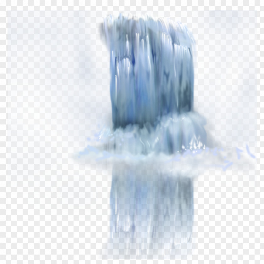 Iceberg Water Feature Waterfall Drawing PNG