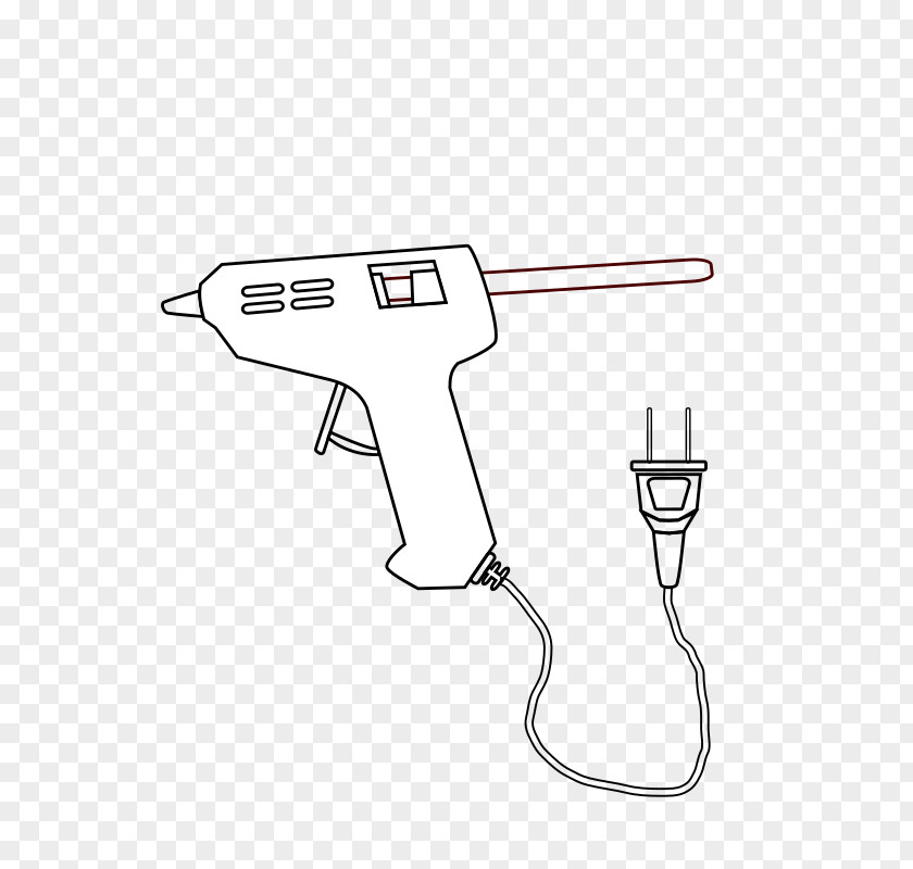 Pistol Clipart Hot-melt Adhesive Drawing Silicone Tool Gun PNG