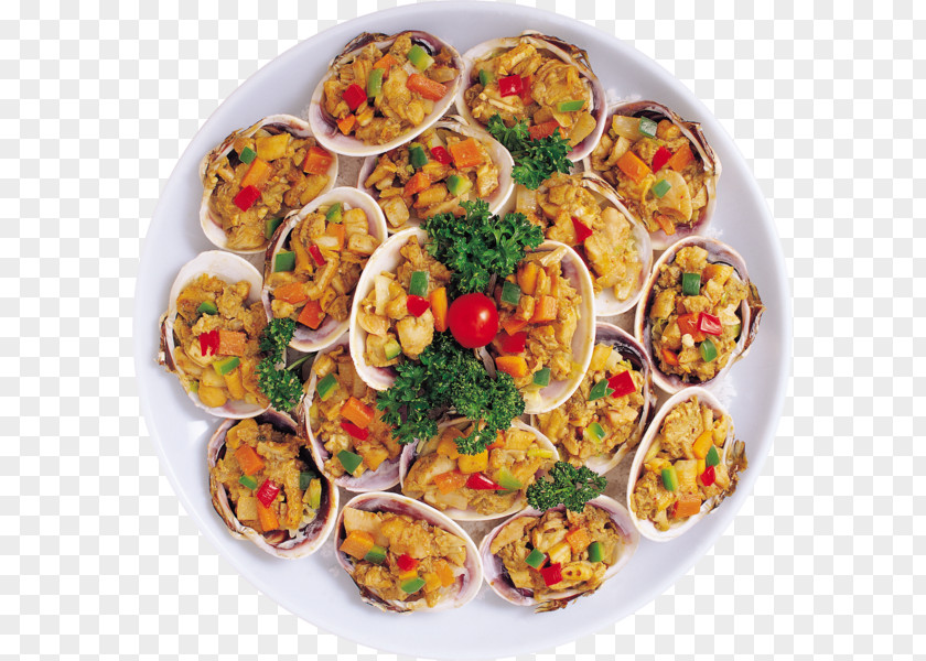 Seafood Dish Hors D'oeuvre Stuffed Clam Oyster PNG