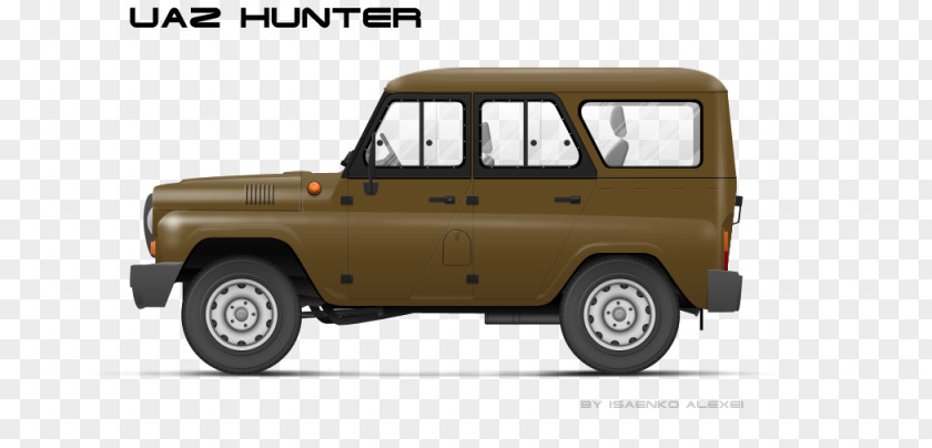 UAZ Hunter Car Off-road Vehicle Sport Utility PNG
