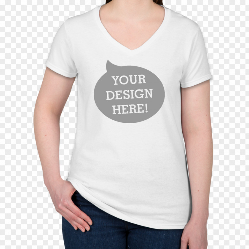 100 Cotton Printed T-shirt Sleeve Gildan Activewear Neckline PNG