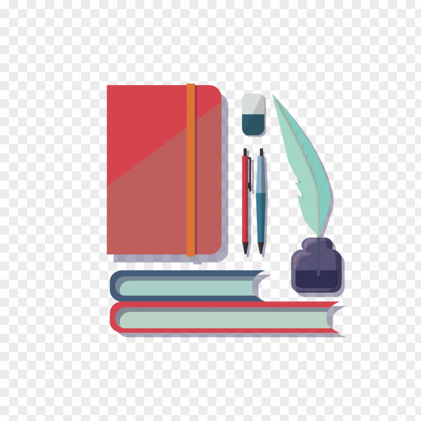 The Vector And Books Literature Pencil Euclidean PNG