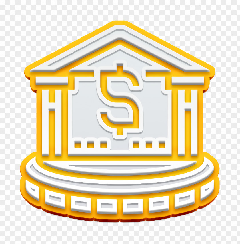 Bank Icon Saving And Investment PNG