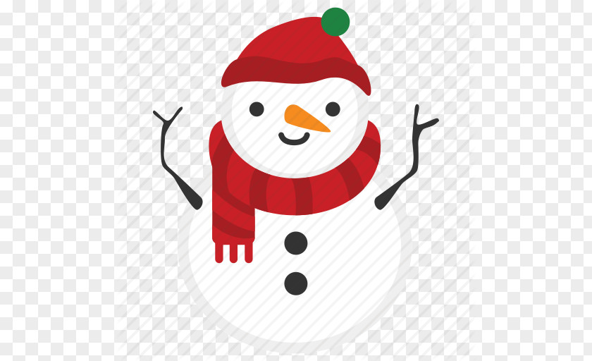 Cartoon Snowman Santa Claus Christmas Clip Art PNG