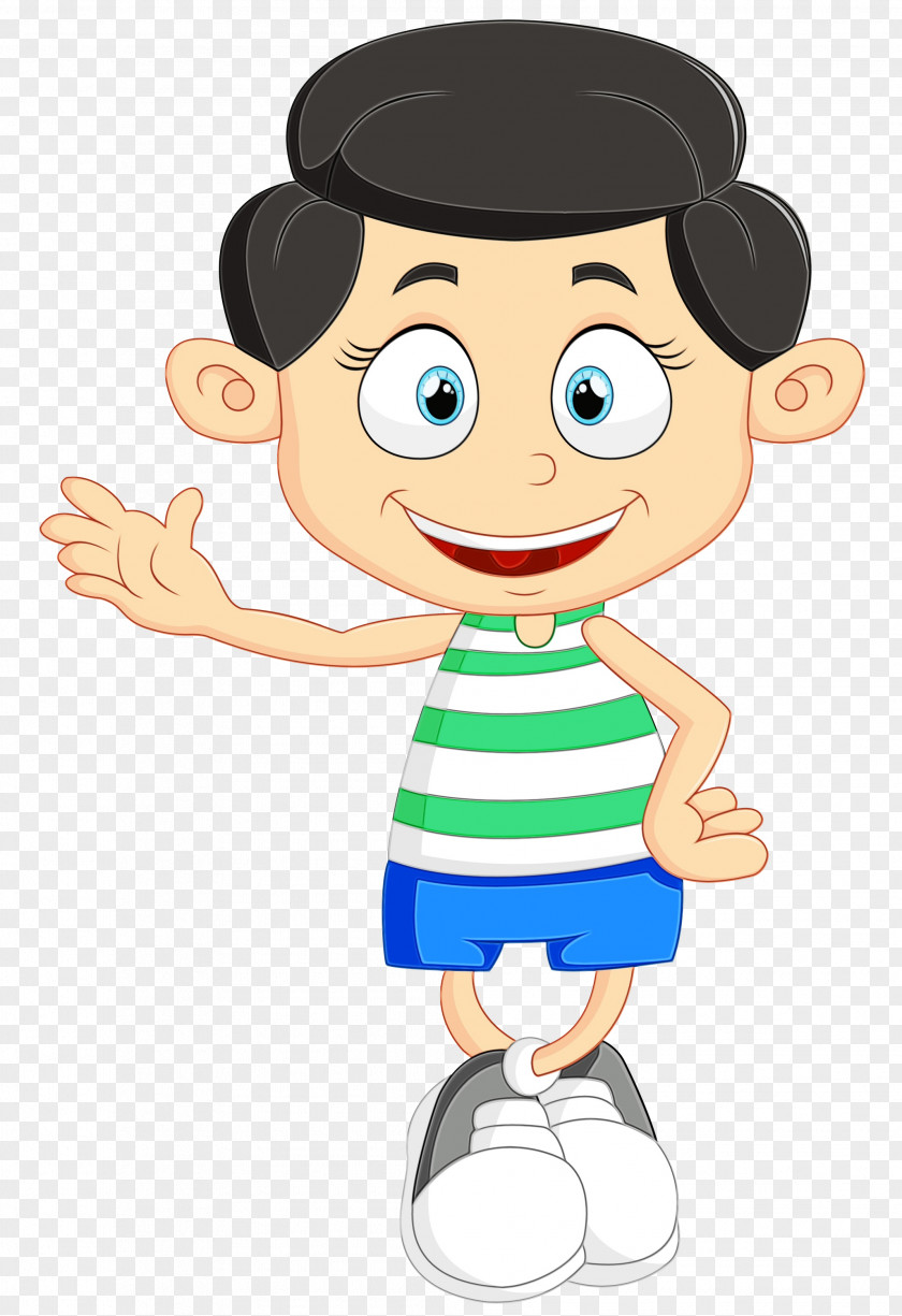 Happy Child Cartoon Clip Art Finger Thumb Gesture PNG