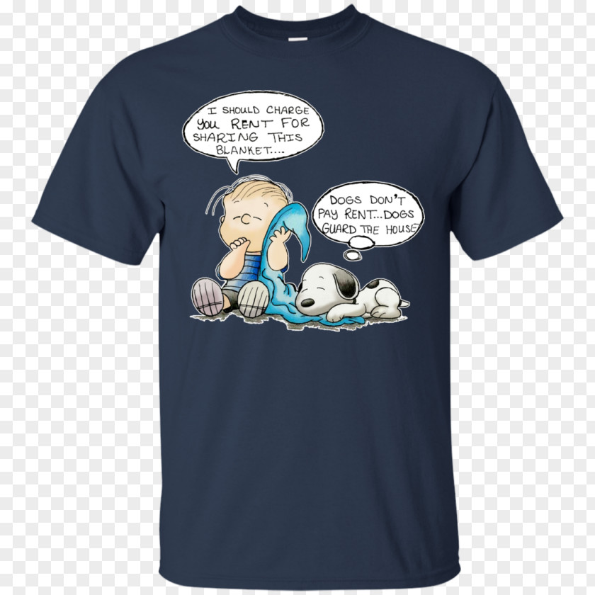 Linus Snoopy T-shirt Hoodie Crew Neck Sweater PNG