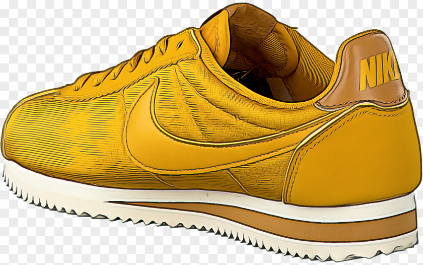 Athletic Shoe Running Orange PNG