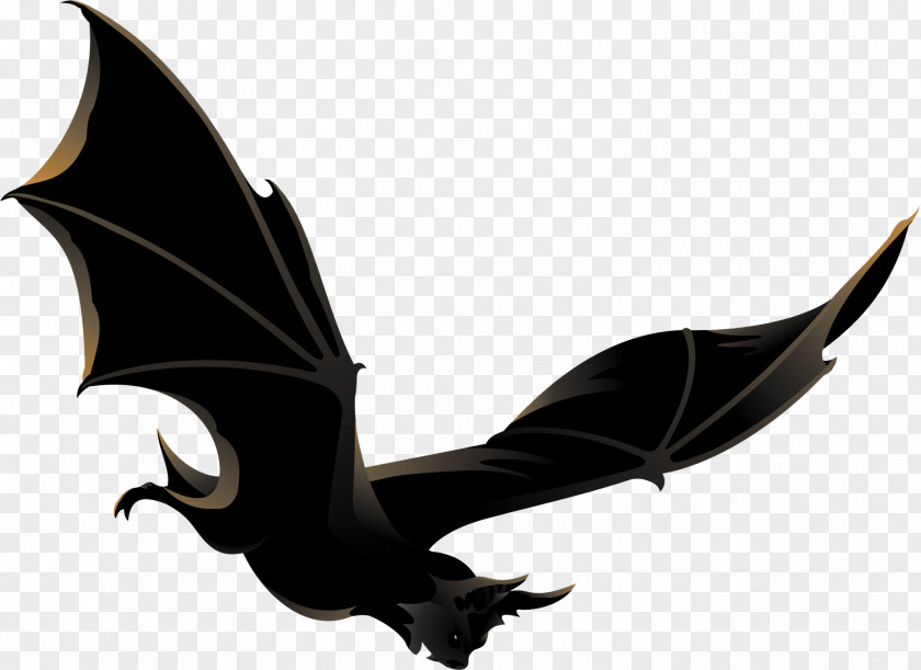 Bat Megabat Halloween Clip Art PNG