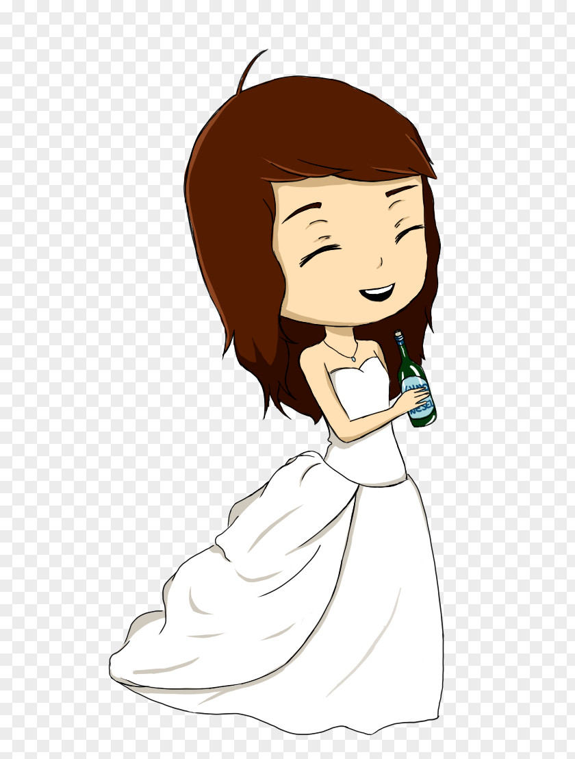 Bride Wine Label Wedding Invitation Woman PNG