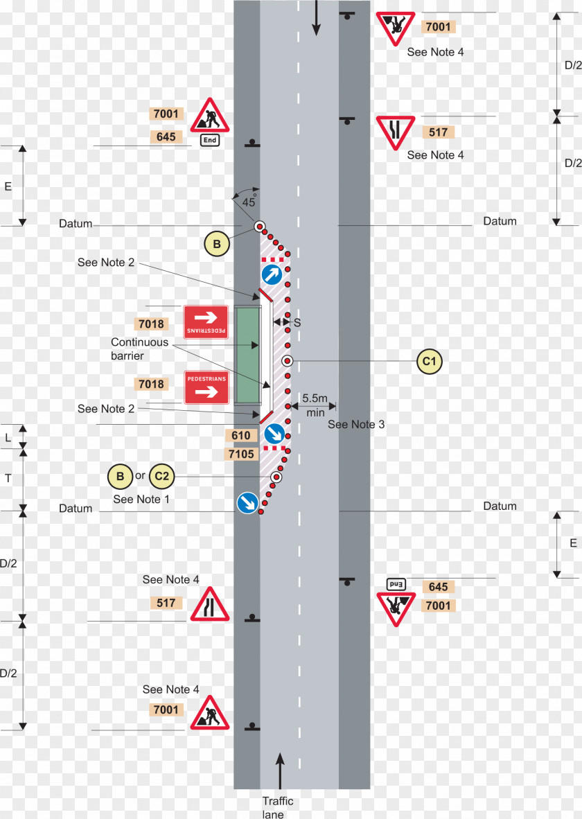 Road Roadworks Traffic Sign Management PNG