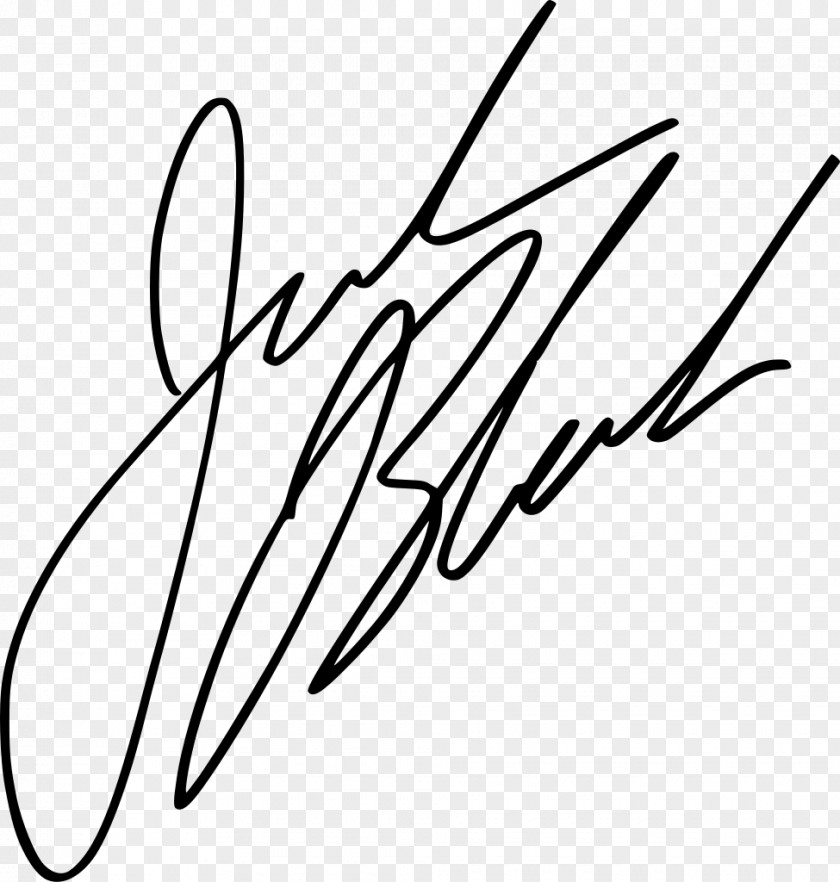 Black Jack Musician Signature PNG