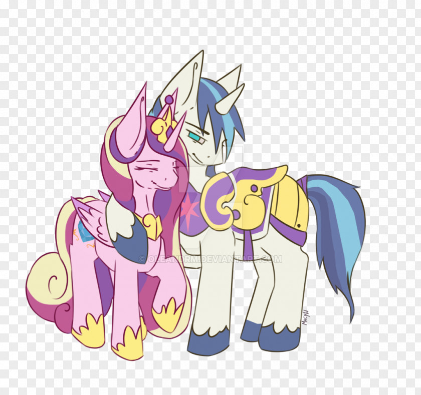 Childhood Sweethearts Pony Princess Cadance Shining Armor Luna Pinkie Pie PNG