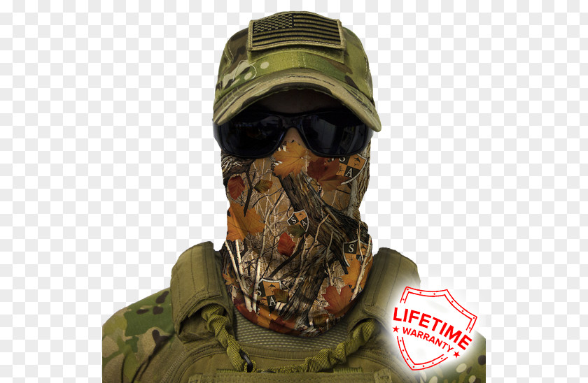 Face Shield Mask Balaclava Kerchief Camouflage PNG