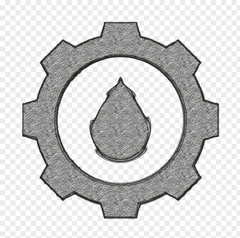 Gear Icon Sustainable Energy Water PNG