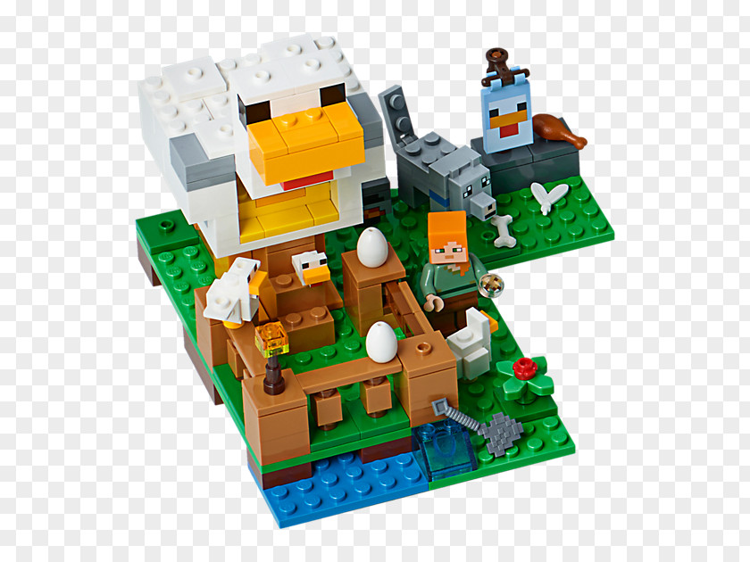 Minecraft LEGO The Chicken Coop Toy PNG