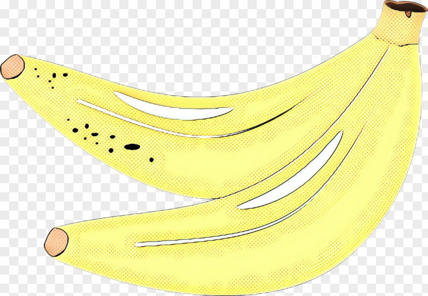 Saba Banana Fruit Cartoon PNG