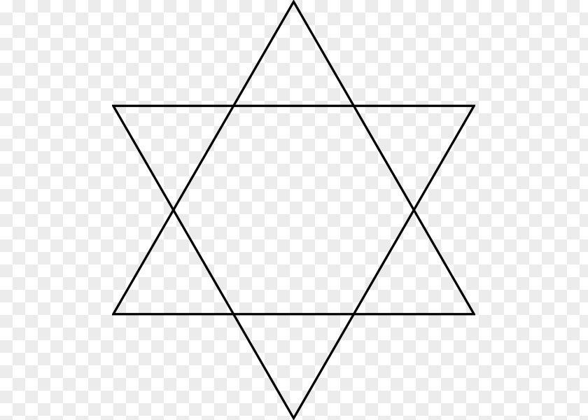 Star Hexagram Hexagon Polygon Of David PNG