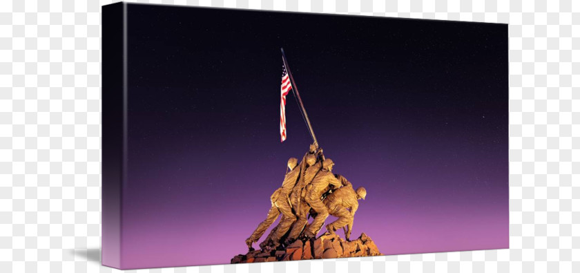American Hero Iwo Jima Marine Corps War Memorial Rosslyn Wall Decal PNG