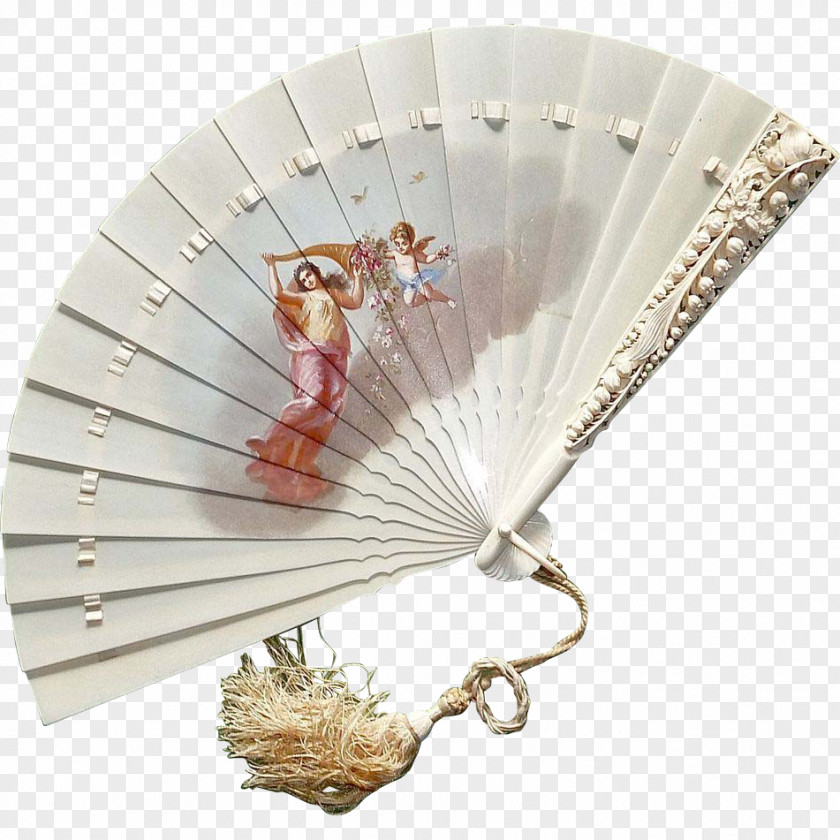 Hand Painted Fan Home Appliance PNG