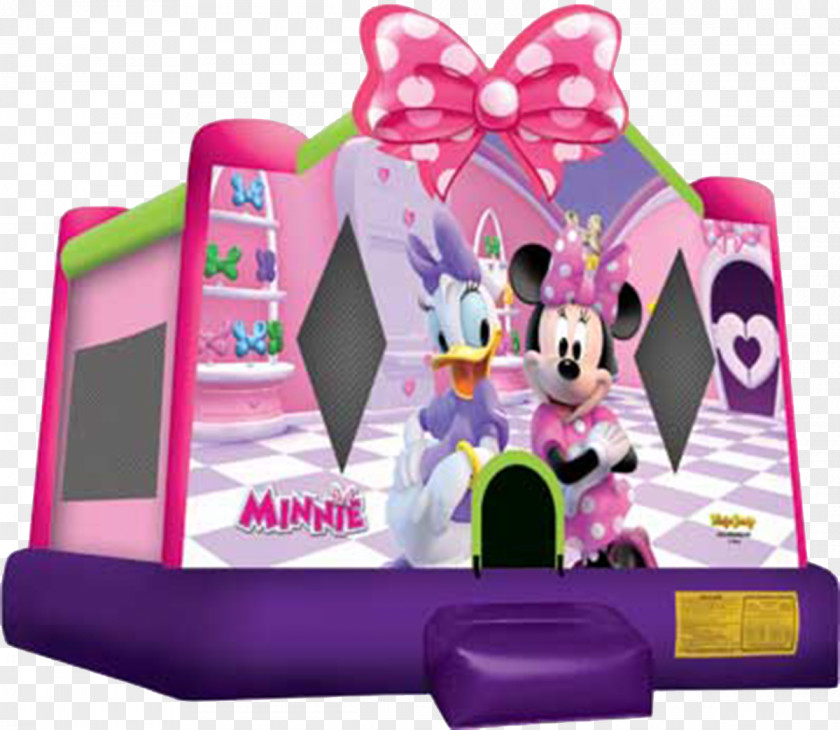 Minnie Mouse Mickey Daisy Duck Inflatable Bouncers House PNG
