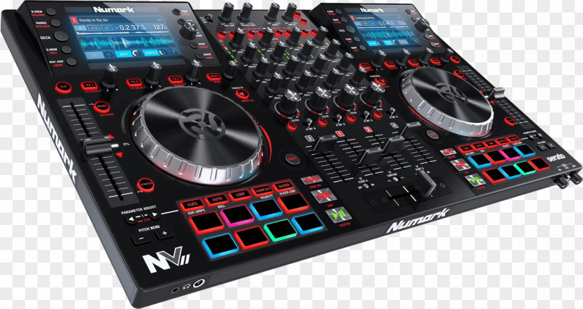 Numark NV II DJ Controller Industries Disc Jockey Audio Mixers PNG