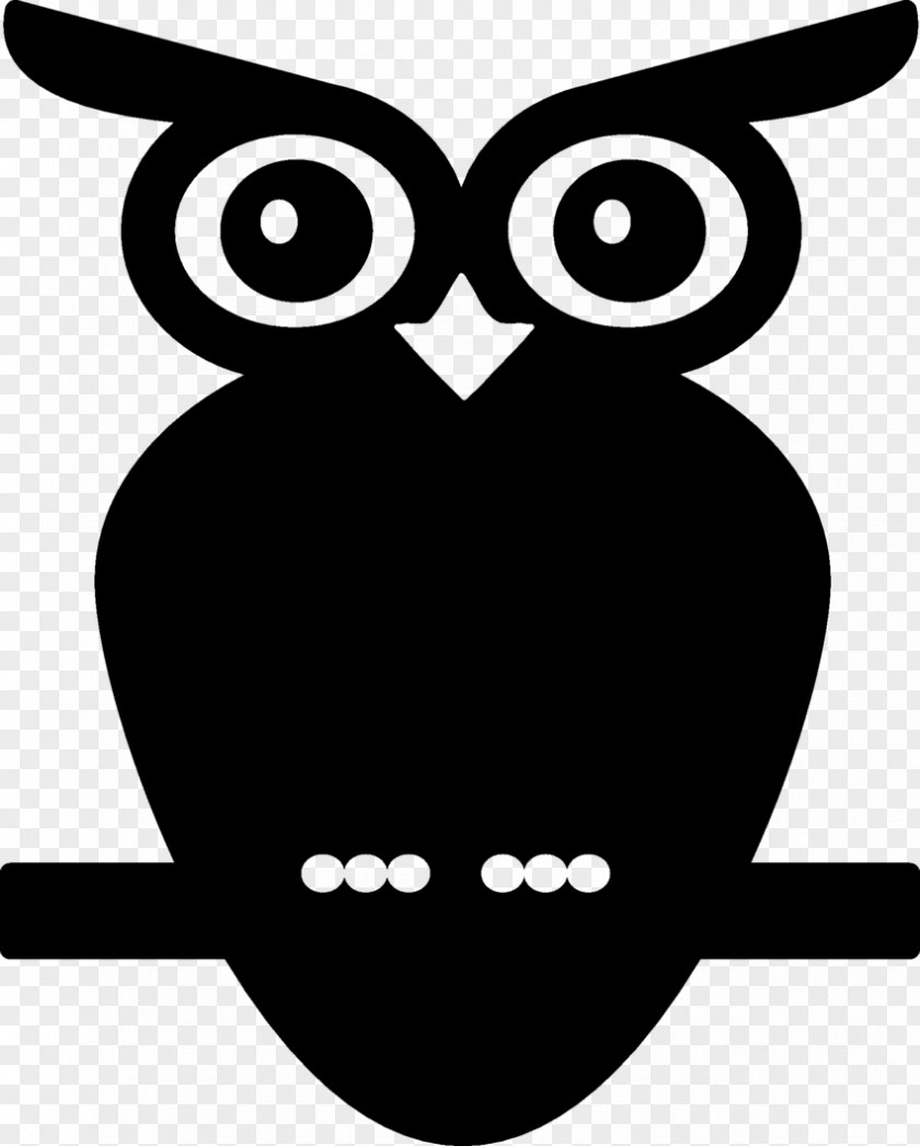 Size Owl Black-and-white Bird Clip Art PNG