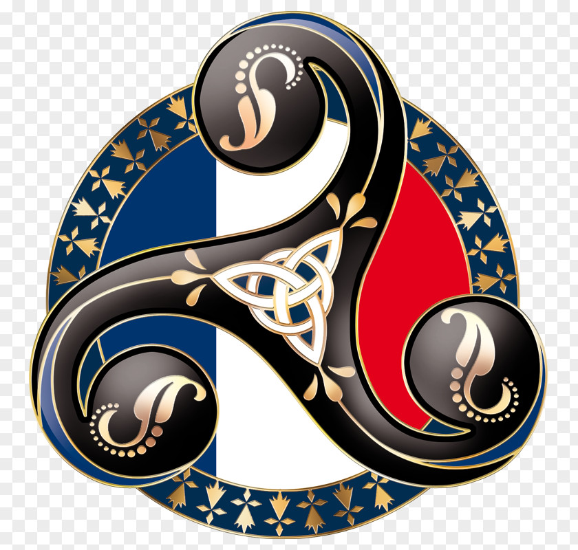 Symbol Triskelion Brittany Celts Breton PNG