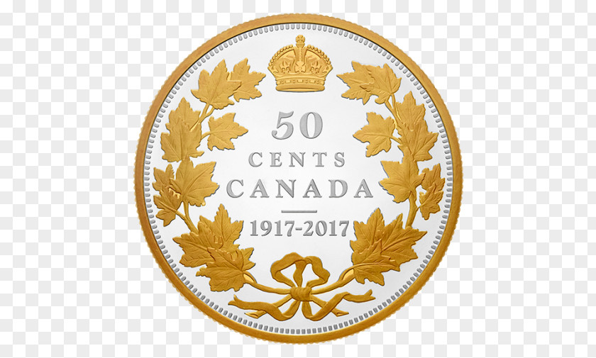 Canada Half Dollar Coin Royal Canadian Mint PNG