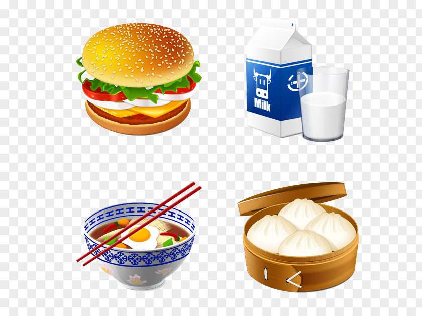 Exquisite Breakfast Food Icon PNG