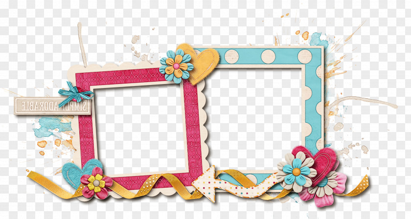 Interior Design Rectangle Party Background Frame PNG