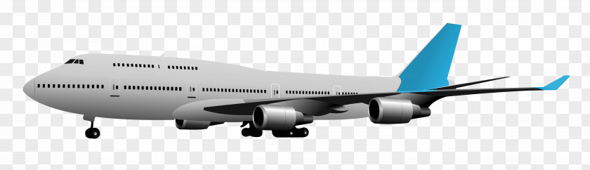 Aircraft Transparent Vector Clipart Boeing 747-400 747-8 767 Airplane PNG
