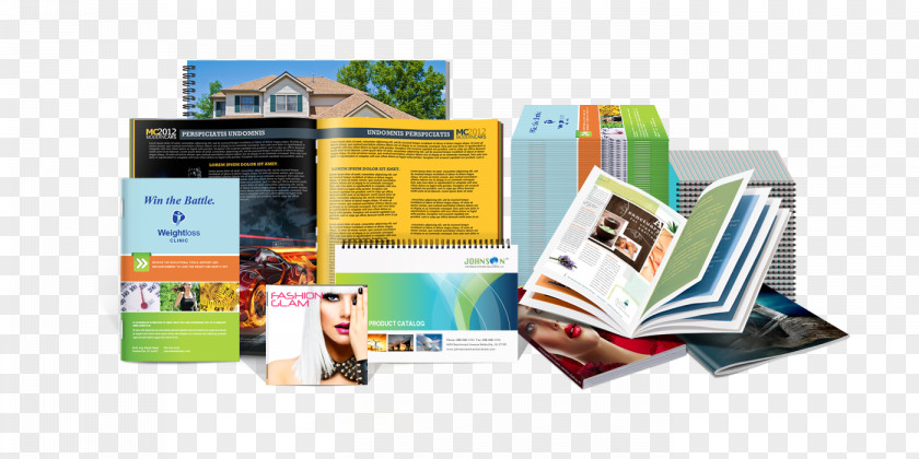 Catalog Color Printing Brochure Flyer Advertising PNG